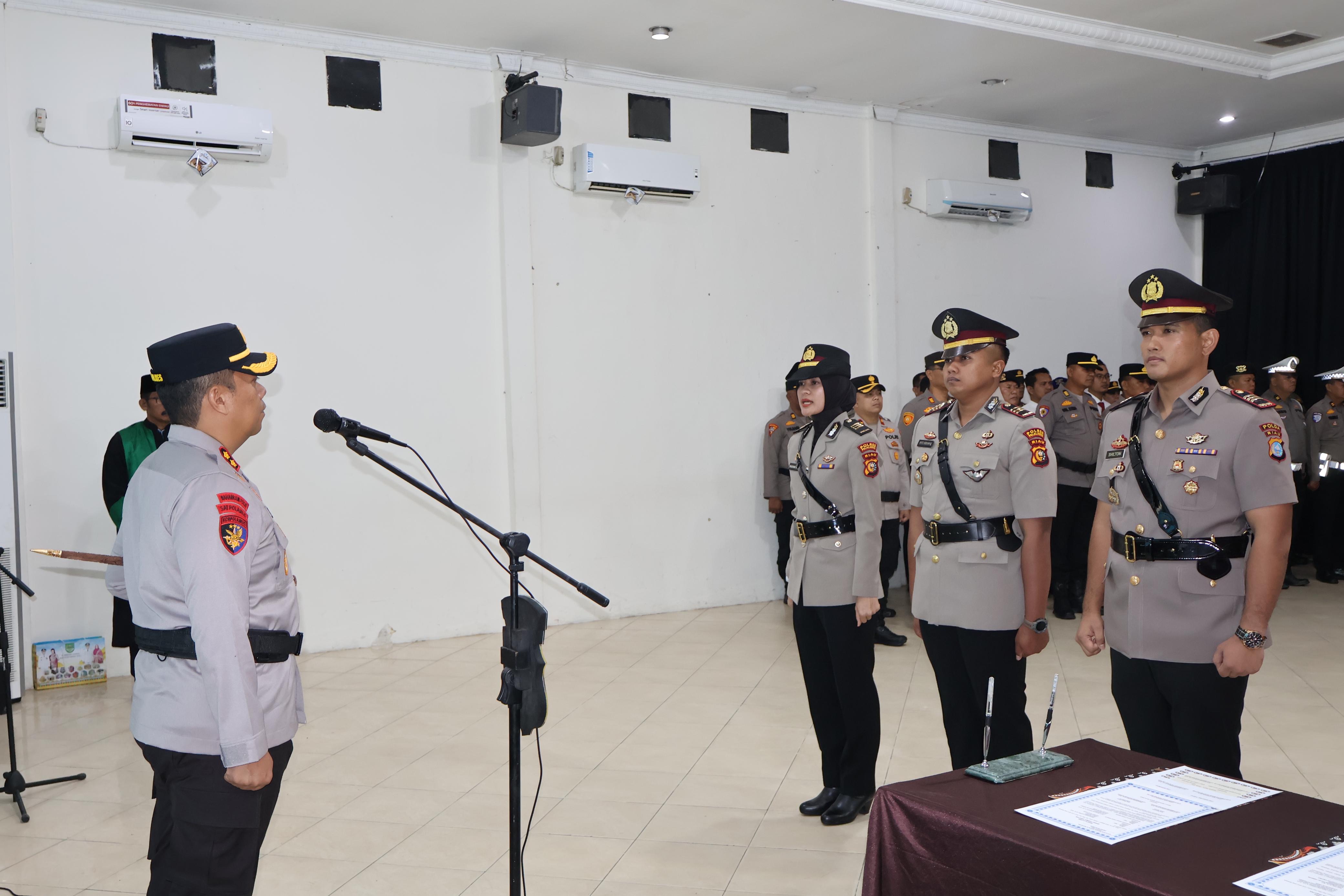 Jabatan Kasatlantas Polres Pelalawan Disertijabkan