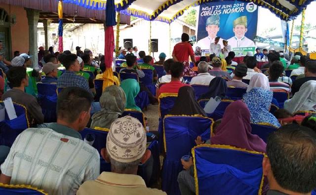 Silaturahmi di Batang Cenaku, Firdaus-Rusli Komit Dukung Pendidikan Islam