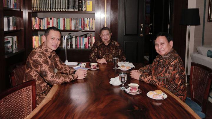 SBY dan Prabowo Sepakat AHY Cawapres Bukan Harga Mati