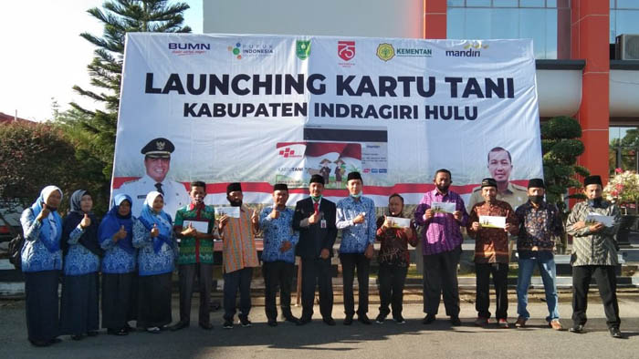 Pemkab Inhu Launching Kartu Tani di HUT ke-75 Kemerdekaan RI
