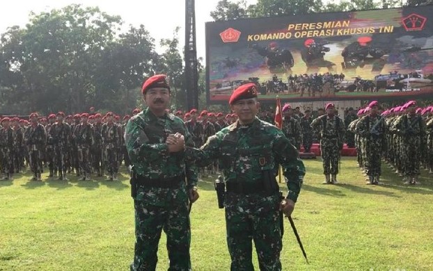 Komando Operasi Khusus TNI Resmi Terbentuk, Dipimpin Brigjen Rochadi