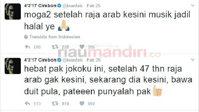 Iwan Fals Sindir Raja Salman dengan Musik Haram, Ini Reaksi Netizen