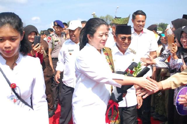 Menko Puan Maharani Resmikan ST2P Pelalawan dan Berikan Sejumlah Bantuan