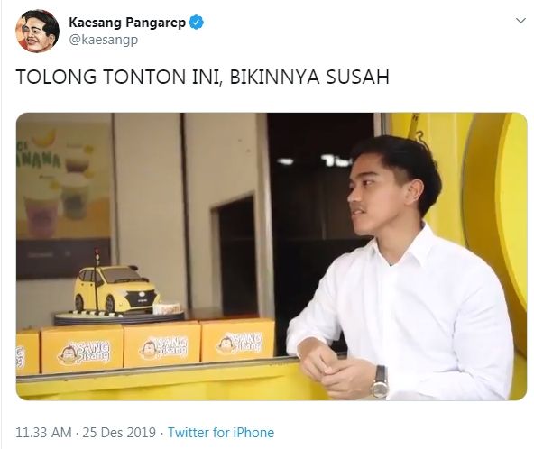 Kaesang Putra Jokowi Bagikan Mobil Bertepatan dengan Hari Natal, Ada Apa?
