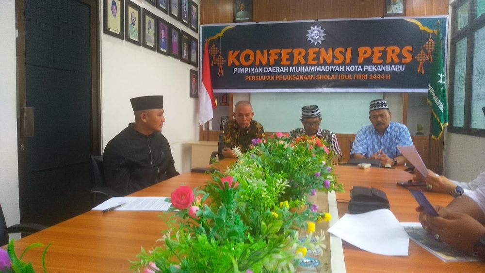 PD Muhammadiyah Kota Pekanbaru Tetapkan 10 Mesjid Lokasi Solat Eid