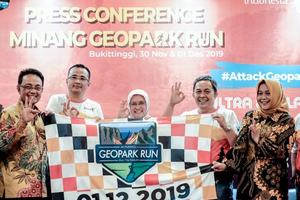 Wujudkan Sumbar Menjadi Geopark Kelas Dunia Melalui Minang Geopark Run 