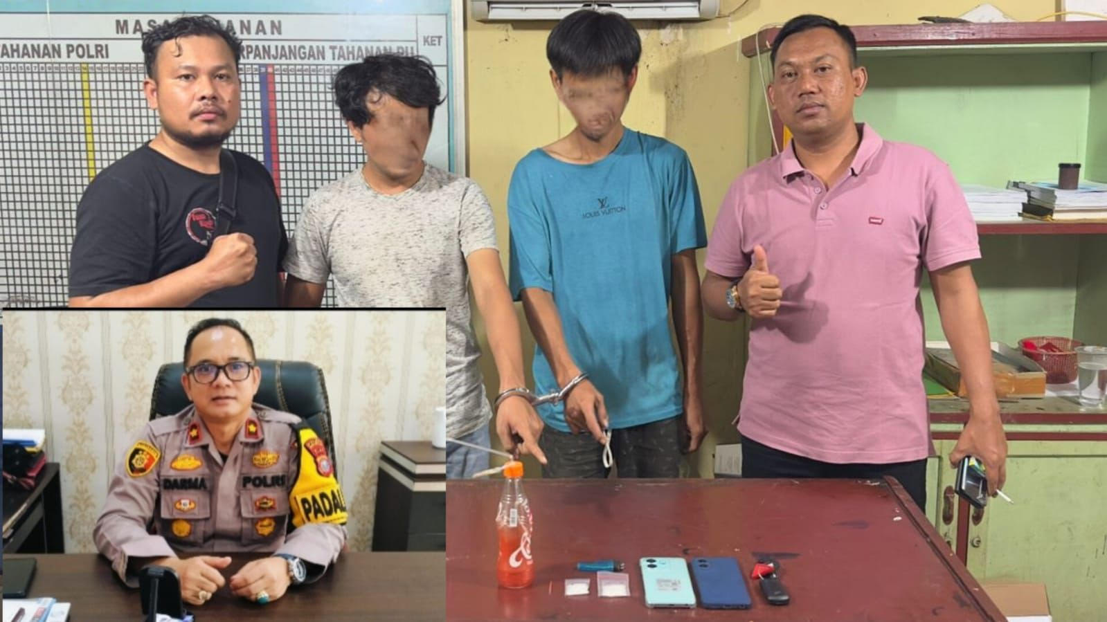 Dua Pria Diciduk saat Sedang Asik Nyabu di Wisma