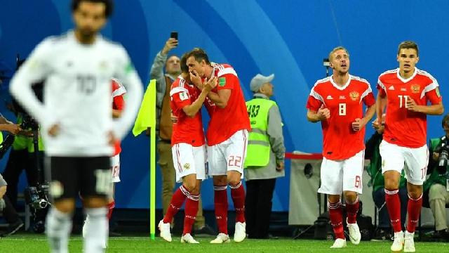 Hantam Mesir 3-1, Rusia Hampir Pasti Lolos ke 16 Besar