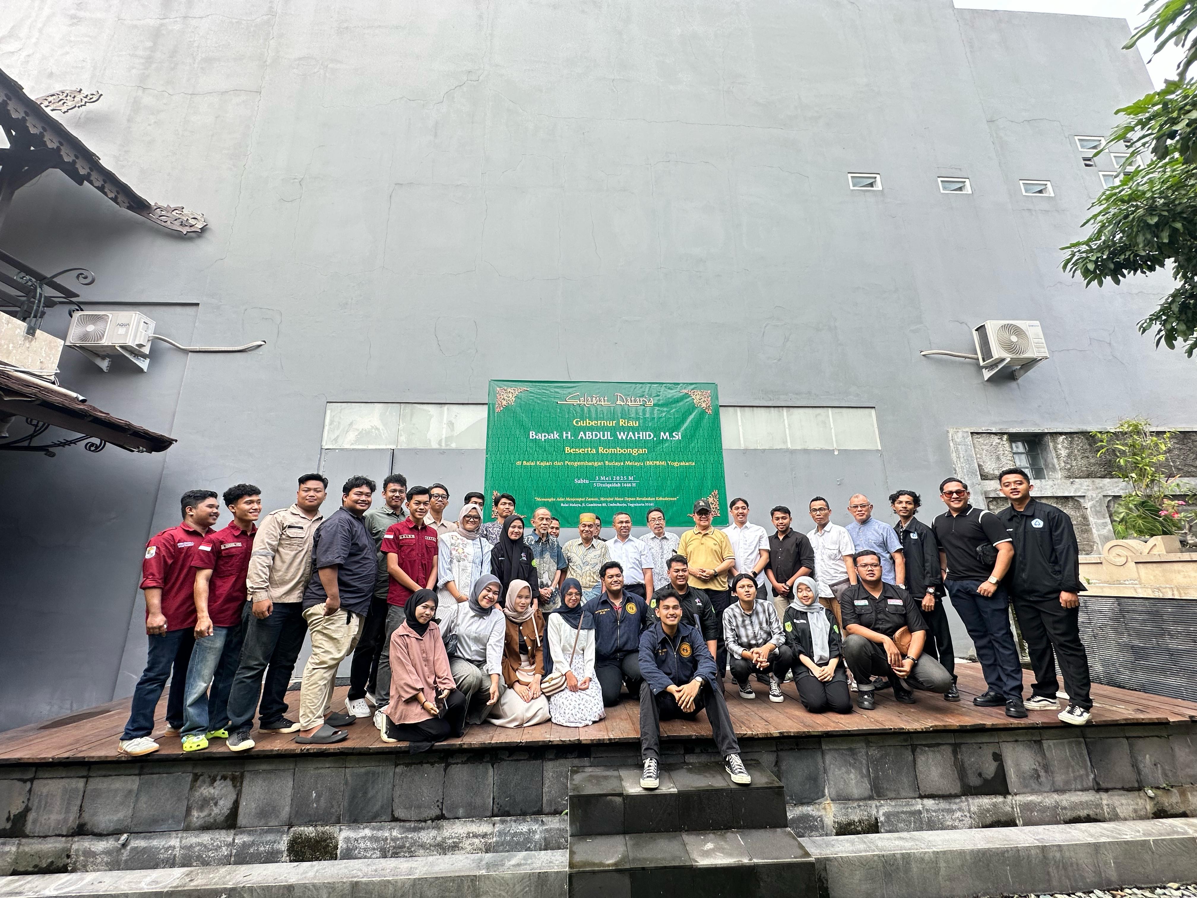 Kunjungi BKPBM Yogyakarta, Gubri Wahid Bakal Bangun Islamic Center Terintegrasi Kebudayaan Melayu