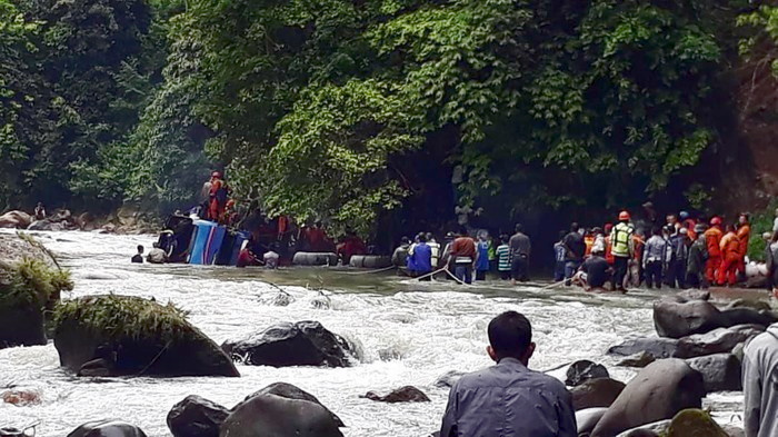 Korban Meninggal Bus Sriwijaya Terjun ke Jurang Bertambah Jadi 28 Orang