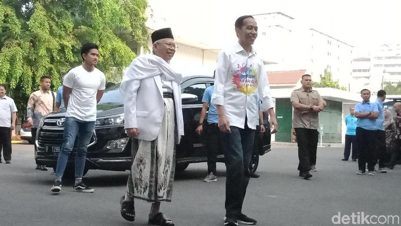 Tes Kesehatan Pagi Ini, Jokowi: Saya dan Pak Ma'ruf Puasa dari Semalam