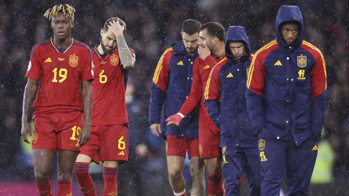 Spanyol Catatkan Sejumlah Rekor Buruk Usai Takluk dari Skotlandia