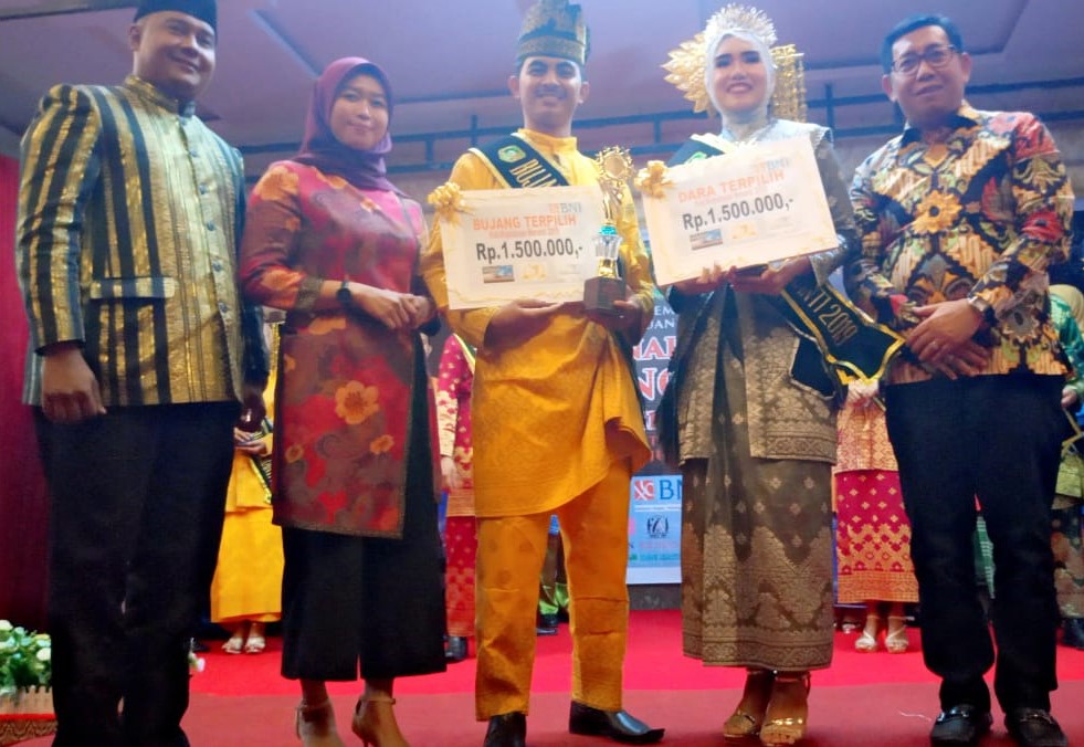 Kurniawan dan Atika Fitri Terpilih Jadi Bujang Dara Meranti 2019, Ini Pesan Sekda
