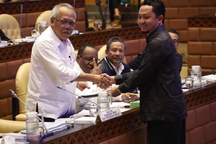 Raker dengan Menteri PUPR, Syahrul Aidi Paparkan Ketidakadilan Infrastruktur untuk Riau