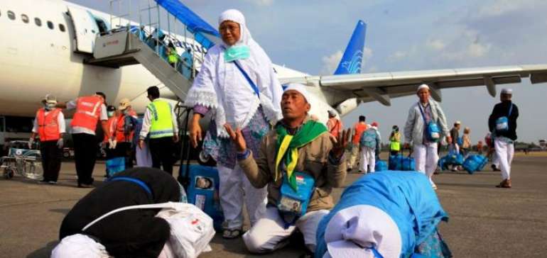 Alhamdulillah, 447 Jamaah Haji Kloter Pertama Riau Tiba di Batam