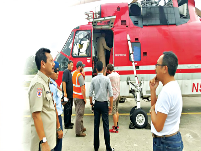 Dibantu Hujan,  Titik Panas Nihil