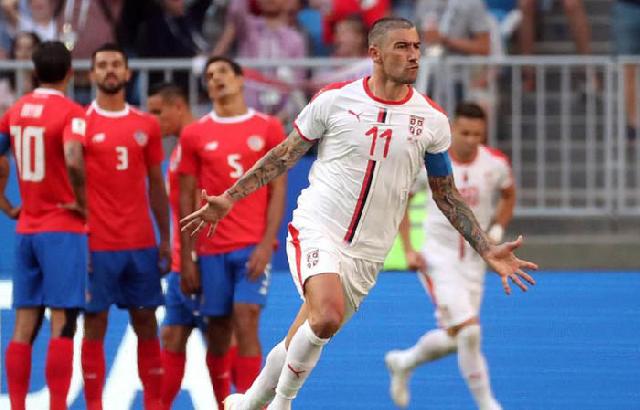 Gol Tunggal Kolarov Menangkan Serbia atas Kosta Rika