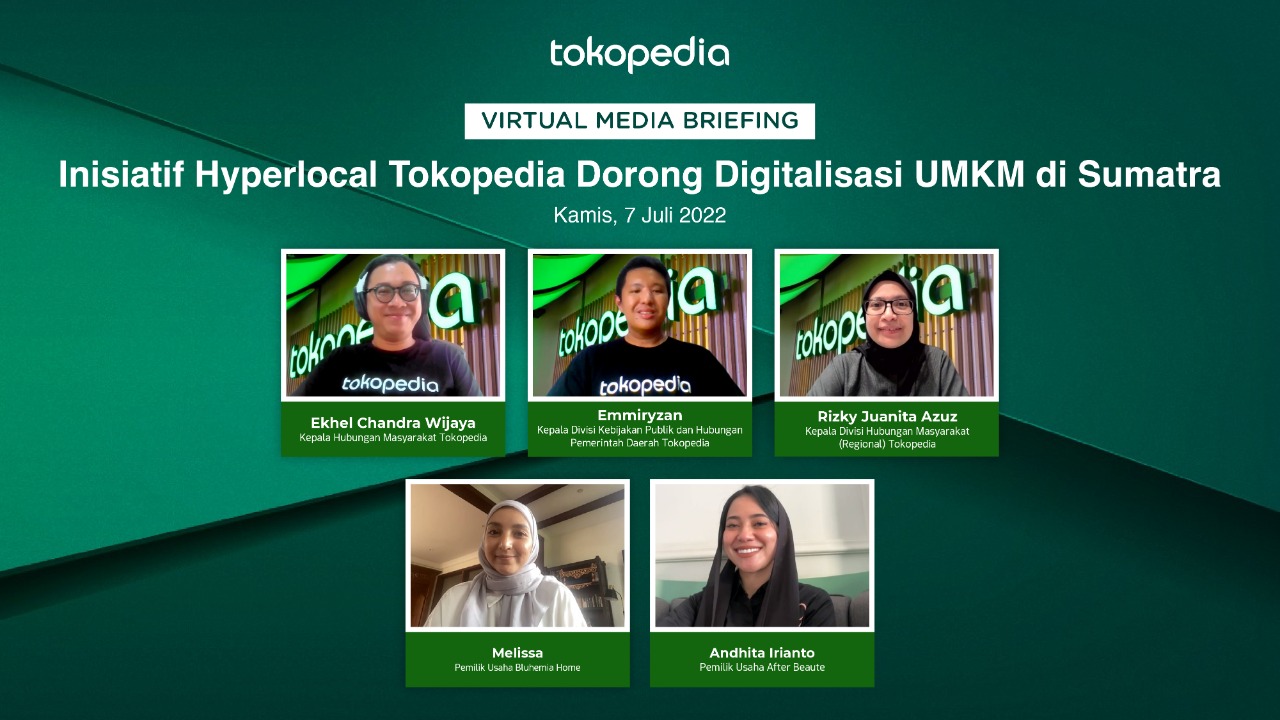 Inisiatif Hyperlocal Tokopedia Dorong Percepatan Digitalisasi UMKM di Sumatera