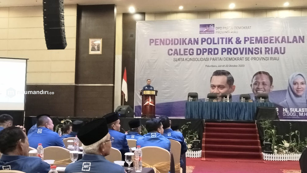 Demokrat Riau Gelar Pendidikan Politik, Pembekalan Caleg dan Konsolidasi Partai