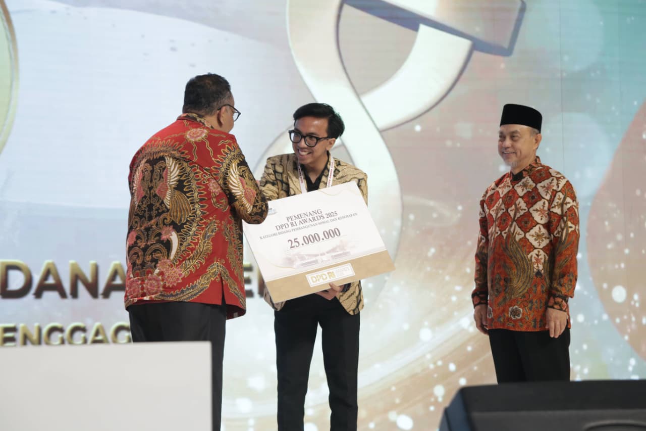 Aqsa Aufa Syauqi, Peraih DPD Award 2025 Kategori Pembangunan Sosial dan Kesehatan