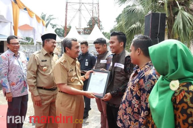Muara Kelantan Siak Resmi Jadi Desa Inklusi Keuangan