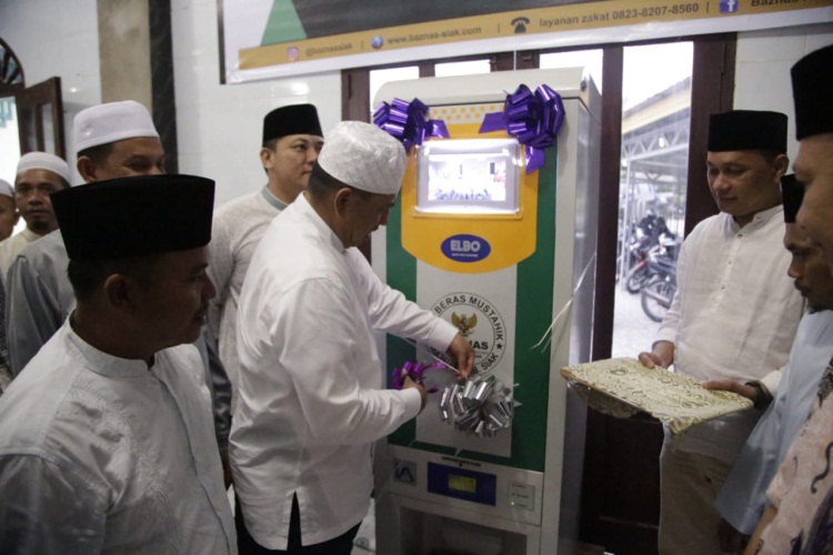 Launching ATM Beras ke-9, Ini Harapan Bupati Siak Alfedri
