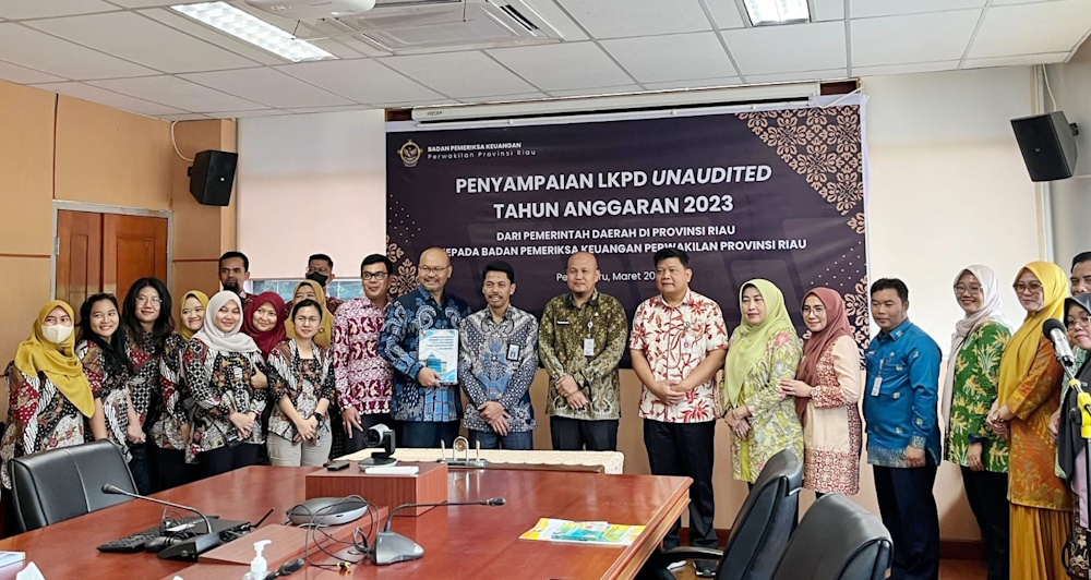 Serahkan LKPD, Pemko Pekanbaru Nihil Tunda Bayar di 2023