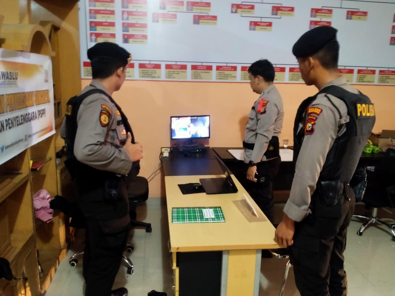 Polres Rohul Patroli Rutin Jelang Pemilu 2024