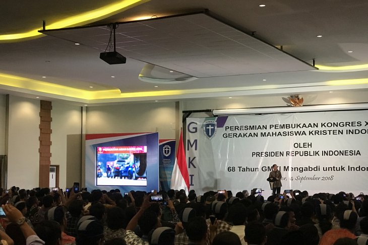 Mahasiswa Bersorak Saat Lihat Video Atraksi Jokowi Ditayangkan