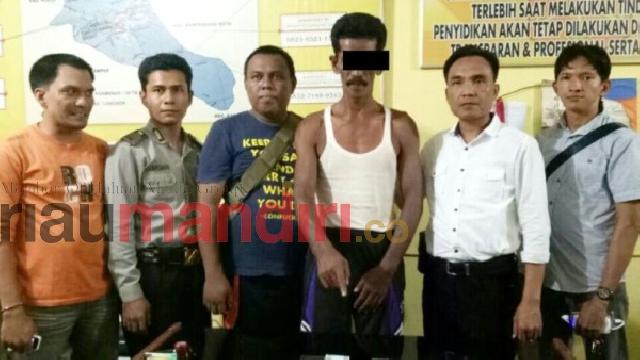 Nongkrong di Simpang Panca Tunggu Pembeli, Pria Paruh Baya Ditangkap Polisi