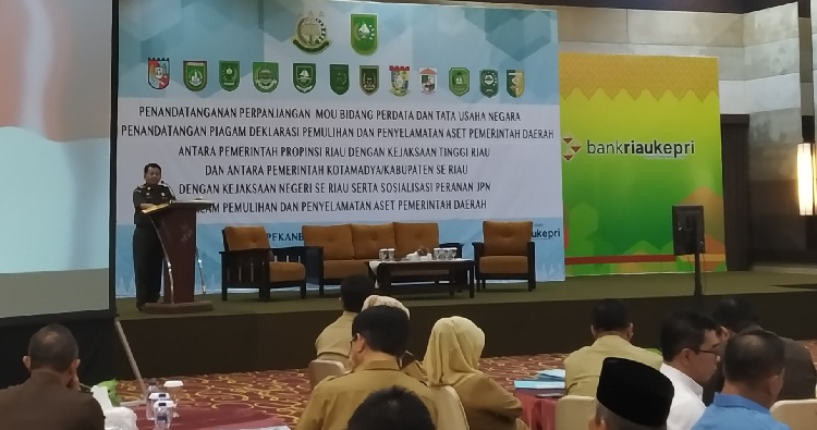 Kajati Riau Prihatin Banyak Aset Pemerintah Dibiarkan Tak Terawat