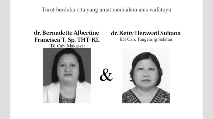 IDI Kembali Konfirmasi Tiga Dokter Meninggal Setelah Terinfeksi Virus Corona