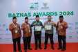 Dukung Pengelolaan Zakat, Bupati Siak Alfedri Raih Penghargaan BAZNAS Award 2024