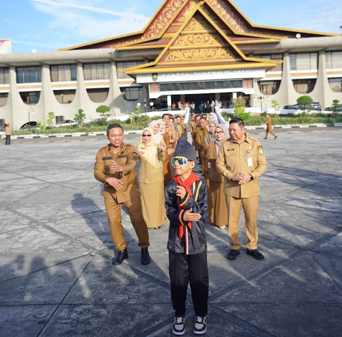 Gubri Wahid dan Jajaran Promosikan Pacu Jalur Bareng Dikha Aura Farming