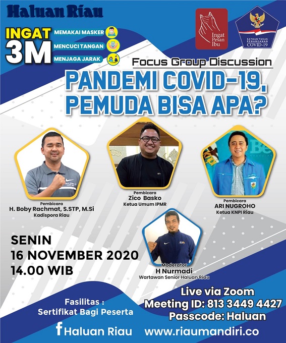 [TALK LIVE] PANDEMI COVID-19, PEMUDA BISA APA?