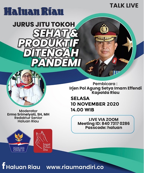 [TALK LIVE] Jurus Jitu Tokoh - Sehat & Produktif di Tengah Pandemi
