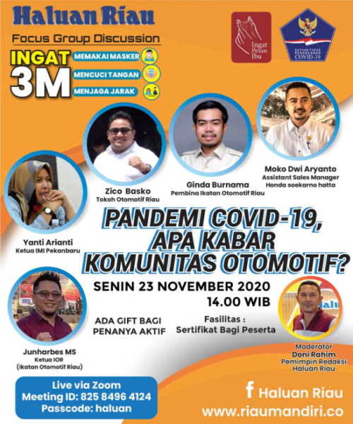 [Talk Live] Pandemi Covid-19: Apa Kabar Komunitas Otomotif?