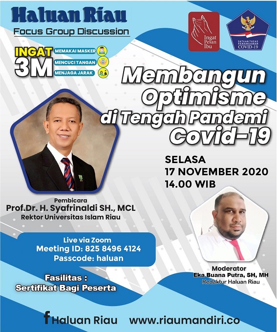 [TALK LIVE] Membangun Optimisme di Tengah Pandemi Covid-19